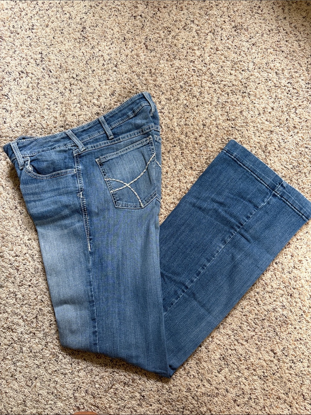 Ariat Women's Medium Blue Trouser Jeans